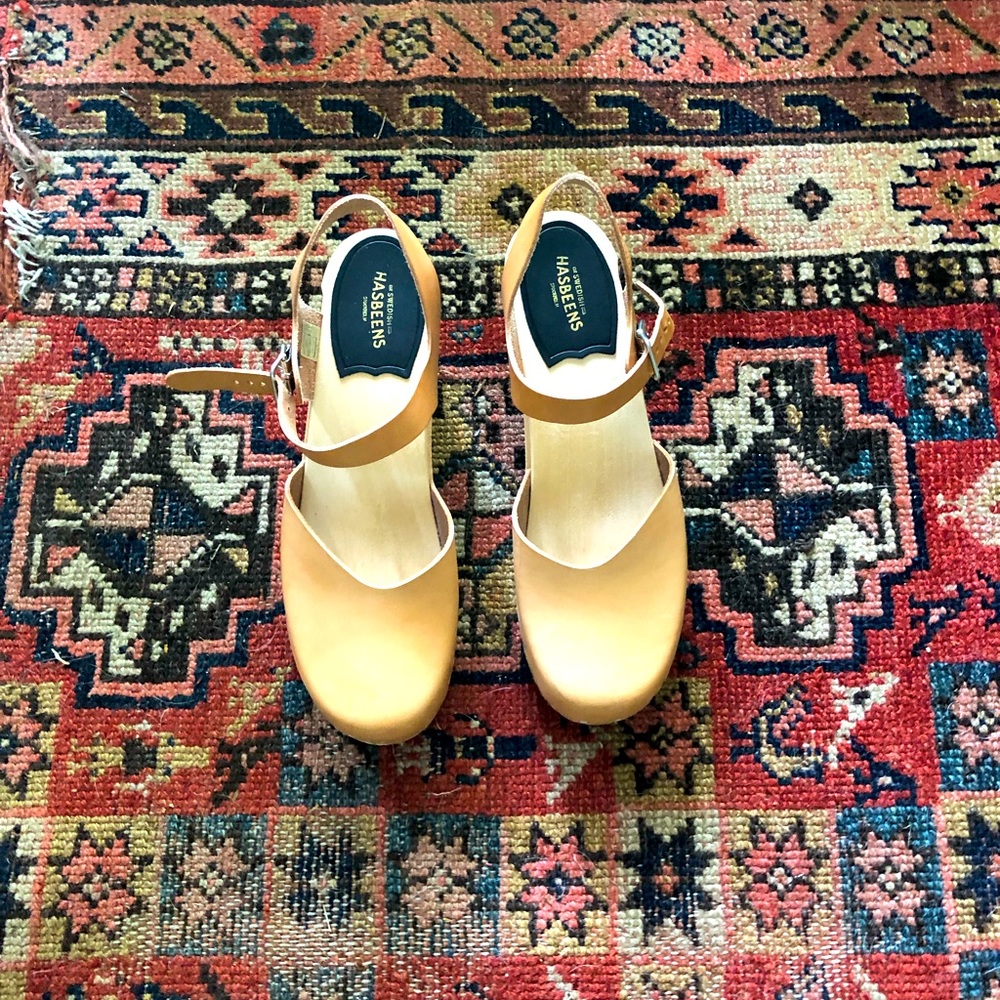 Swedish Hasbeens clog sandal